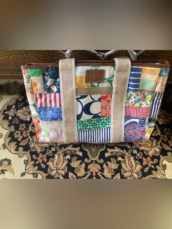 Coach Handbags - Vintage Coach Hampton Patchwork Tote